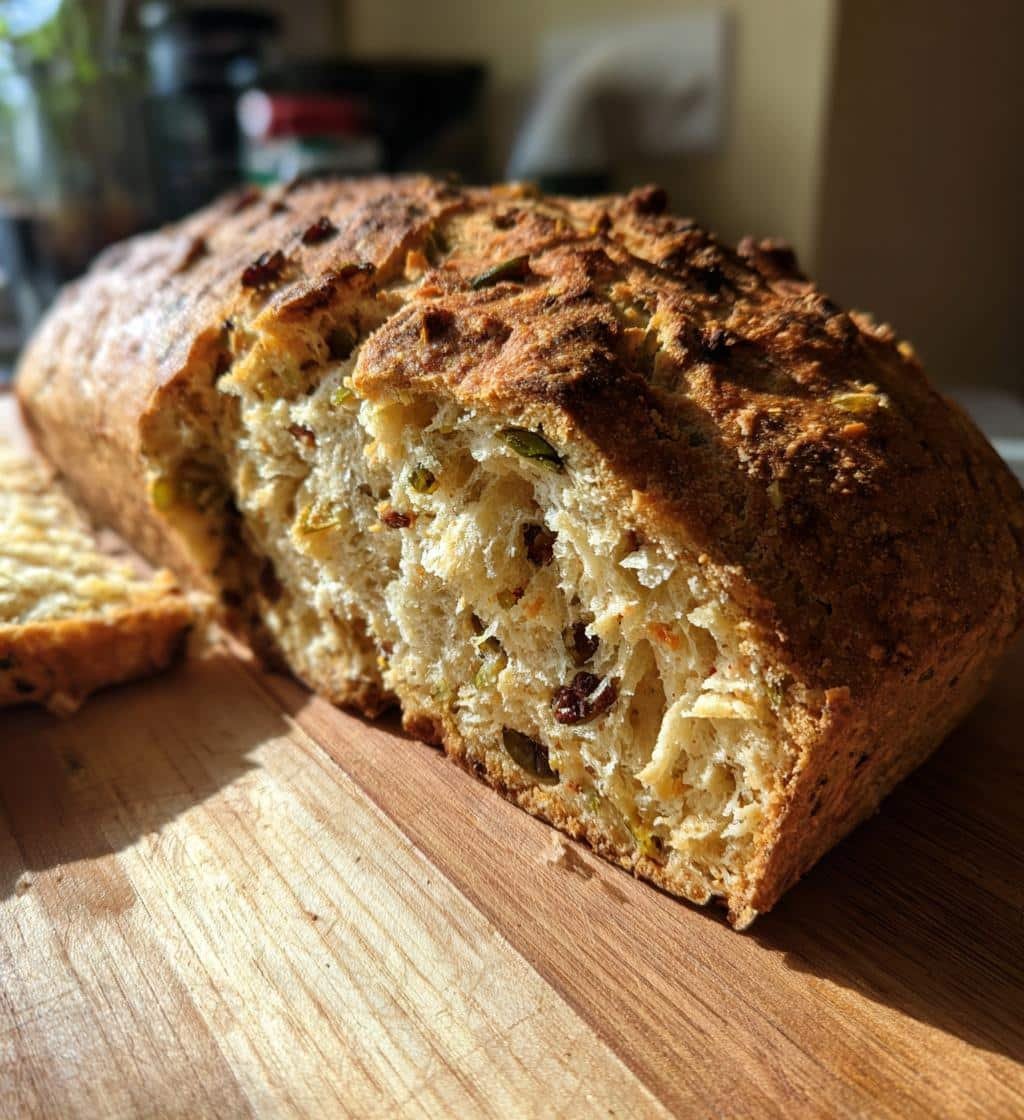 Healthy Easy Olive Bread