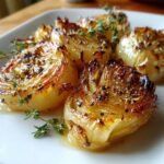 Healthy Easy Truffle Oil Roasted Onions