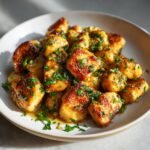 Healthy Garlic Butter Chicken Bites