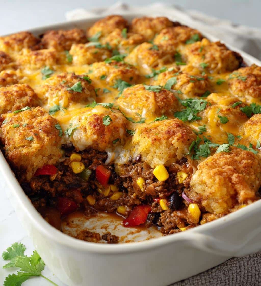 Healthy  Homemade Taco Tater Tot Casserole - detail 1