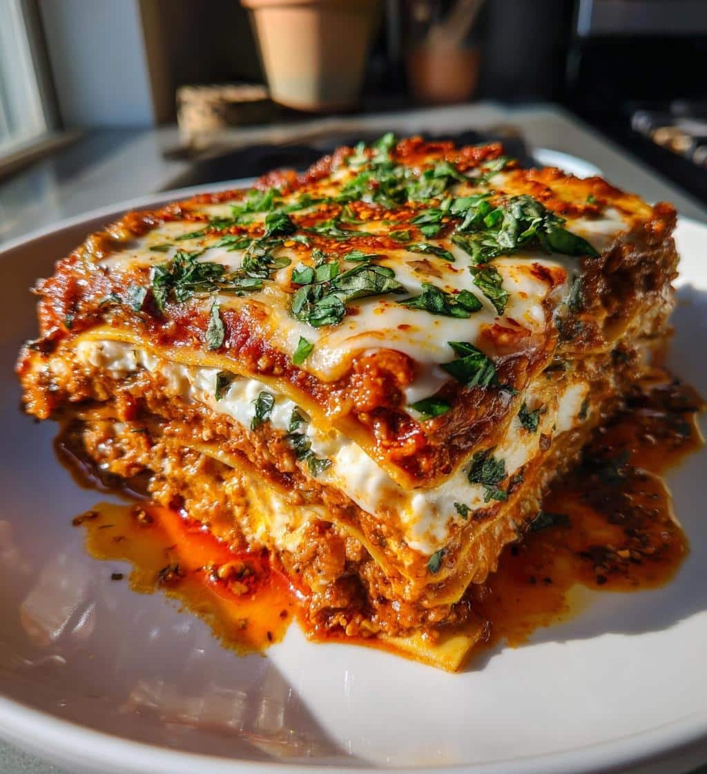 Healthy Lasagna with Calabrian Chili Oil - detail 1