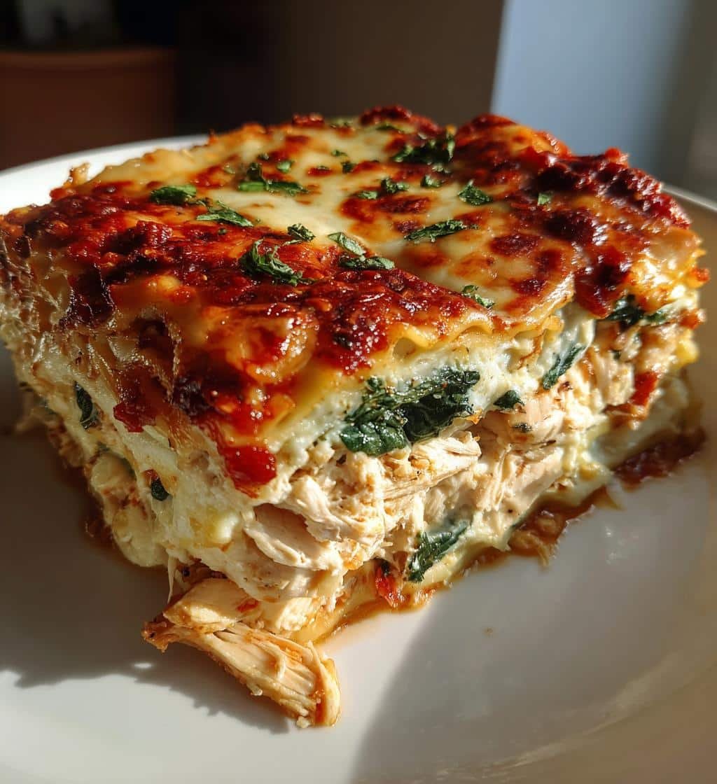 Healthy Lasagna with Grilled Chicken