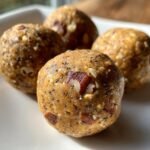 Healthy Maple Cinnamon Pecan Protein Balls