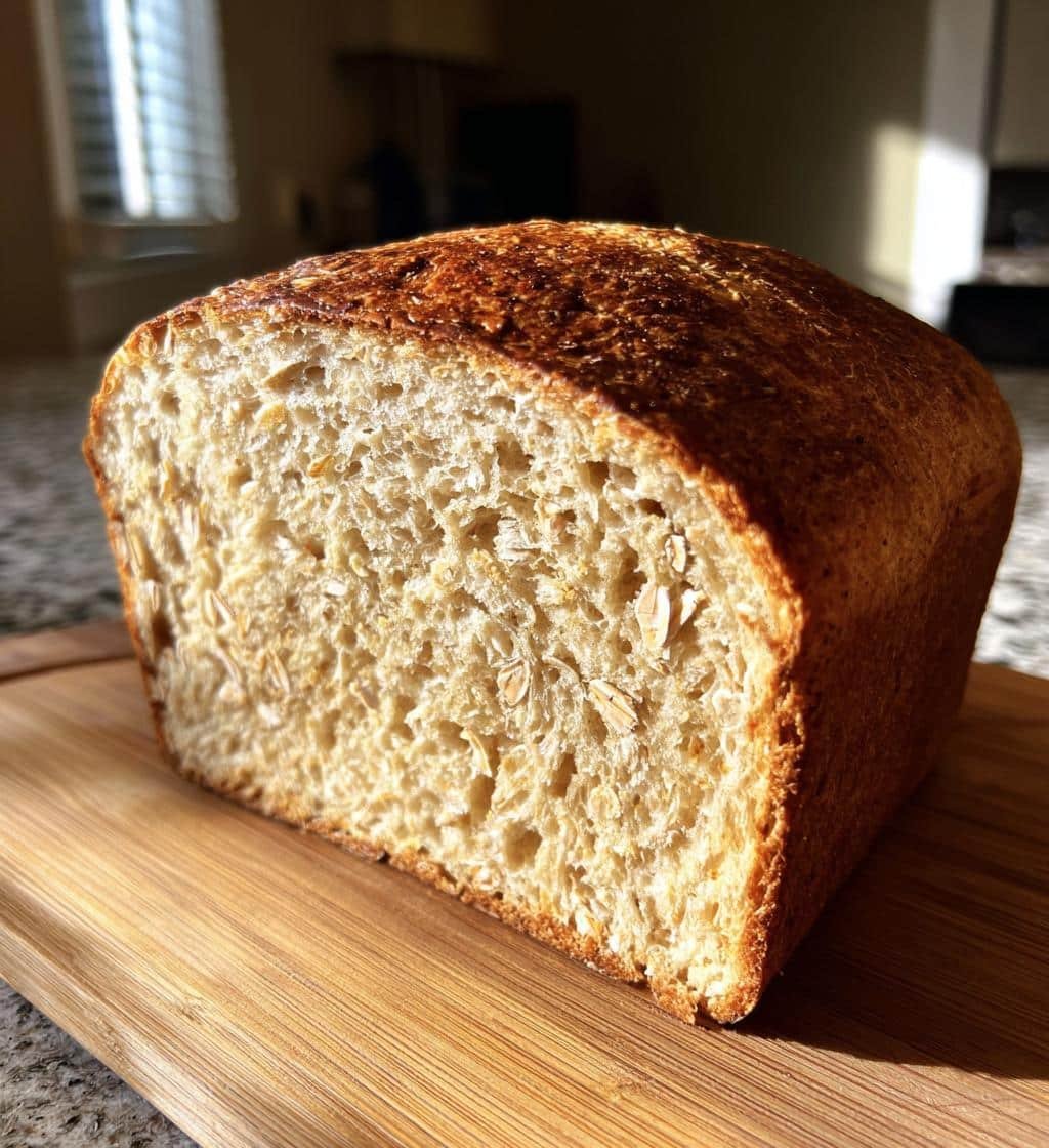 Healthy Oat Flour Bread - detail 1