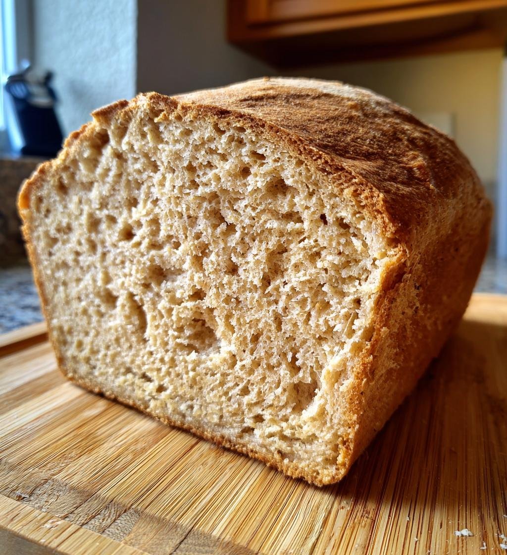 Healthy Oat Flour Bread