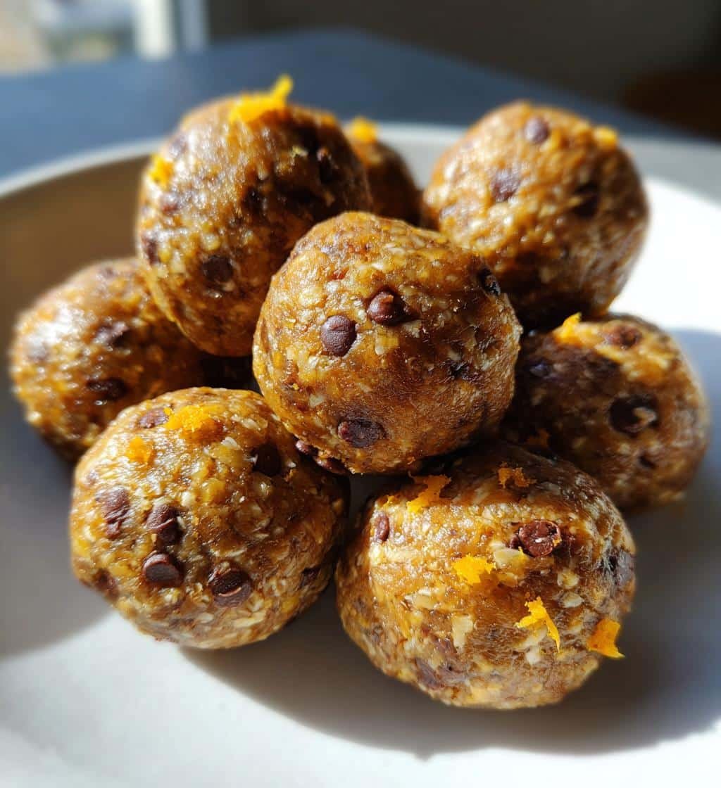 15-Minute Healthy Orange Chocolate Chip Energy Balls Bliss 4 Healthy Orange Chocolate Chip Energy Balls - detail 1