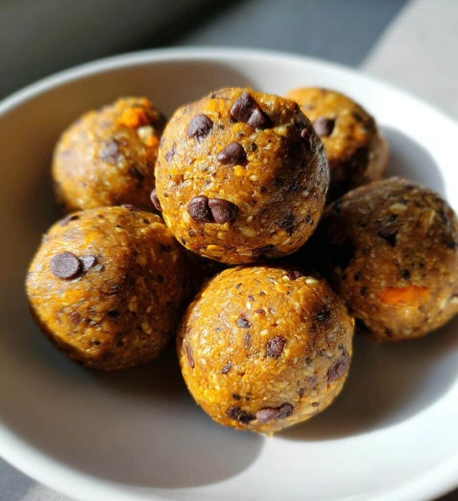 Healthy Orange Chocolate Chip Energy Balls