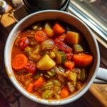 Healthy Slow Cooker Dump Veggie Soup
