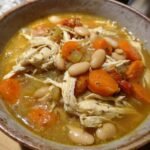 Healthy Slow Cooker Tuscan Chicken Stew