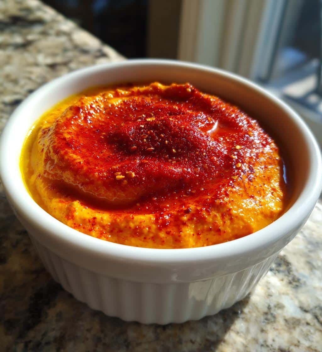 Healthy Spanish Roasted Pepper Dip