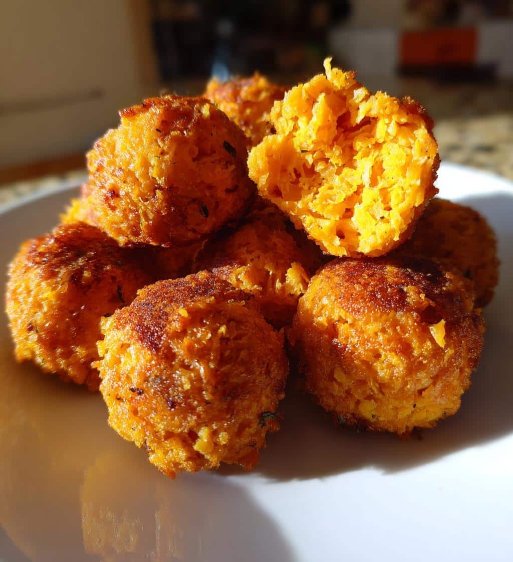 Healthy Sweet Potato Falafel Bites