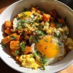 Healthy Sweet Potato Scramble Breakfast Bowl