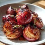 Healthy Vinegar Roasted Onions