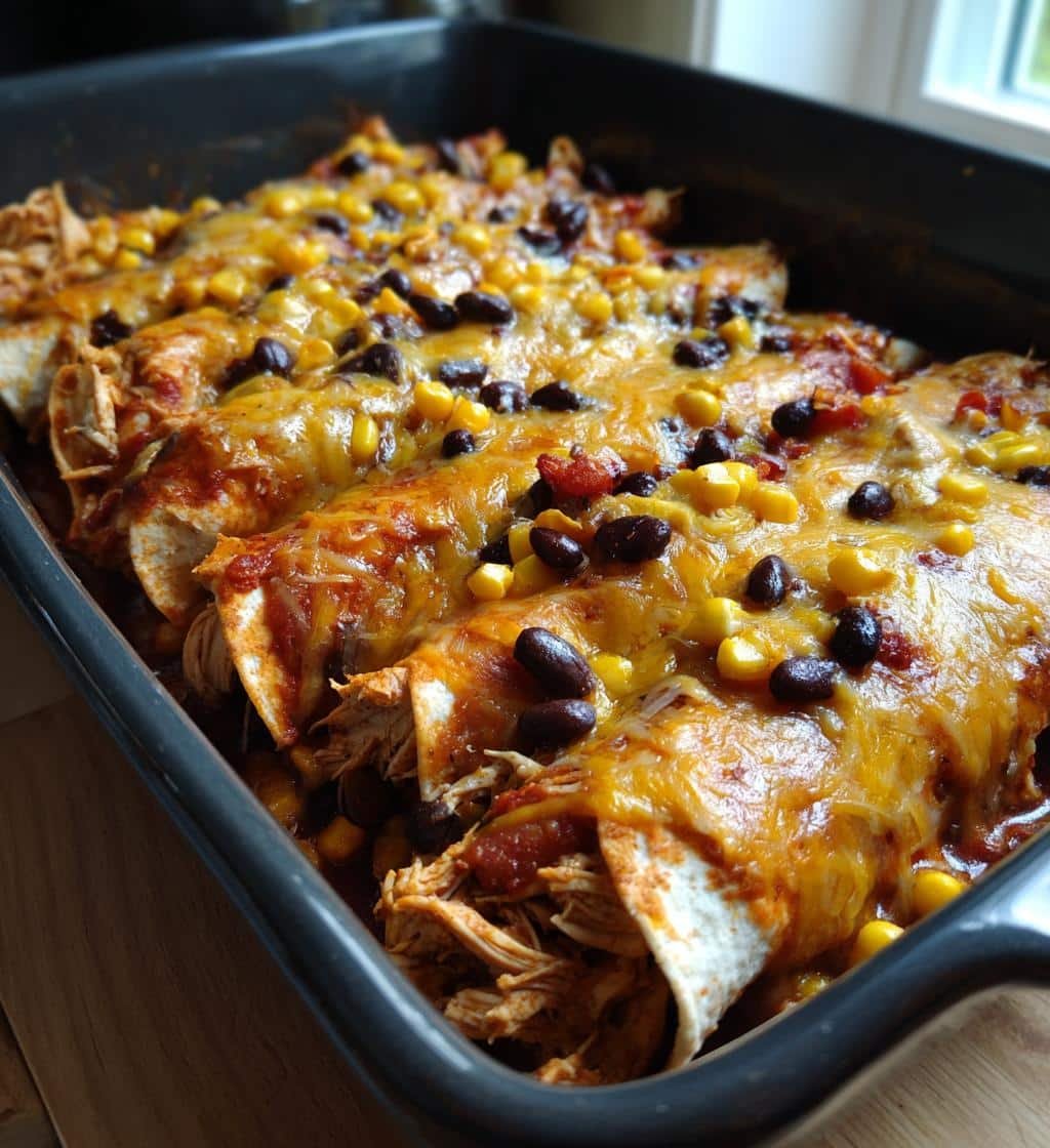 Hearty 6-Hour Healthy Crockpot Creamy Chicken Enchilada Casserole 4 Healthy crockpot Creamy Chicken Enchilada Casserole - detail 1