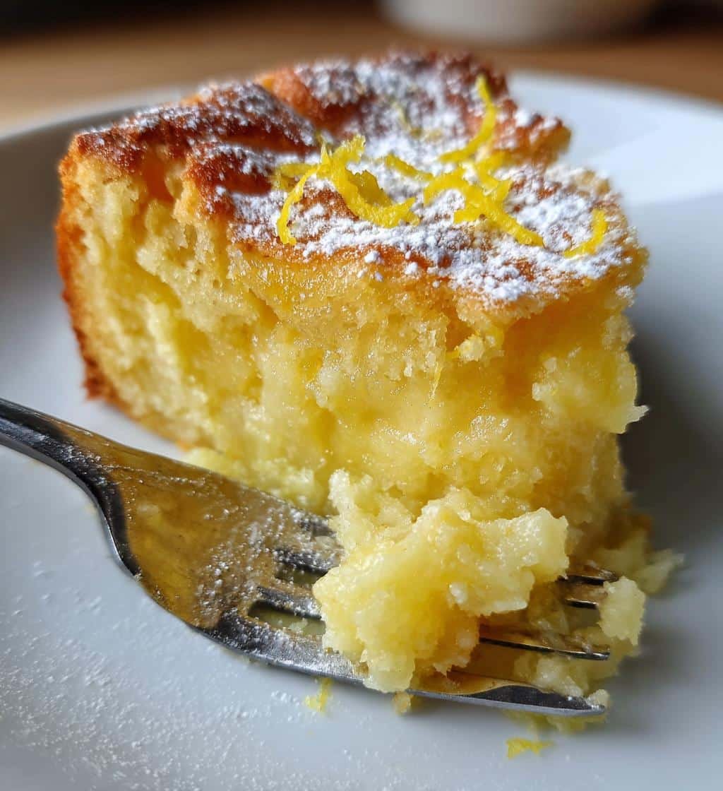 Magic Lemon Cobbler - detail 1