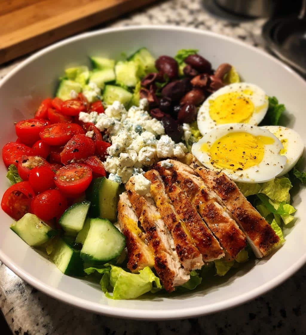 Mediterranean Cobb Salad - detail 1