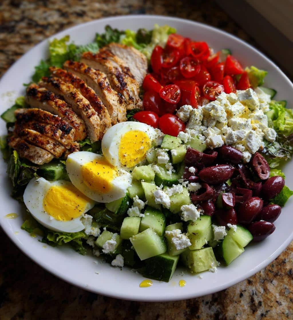 Mediterranean Cobb Salad