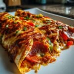 Pepperoni Pizza Enchiladas