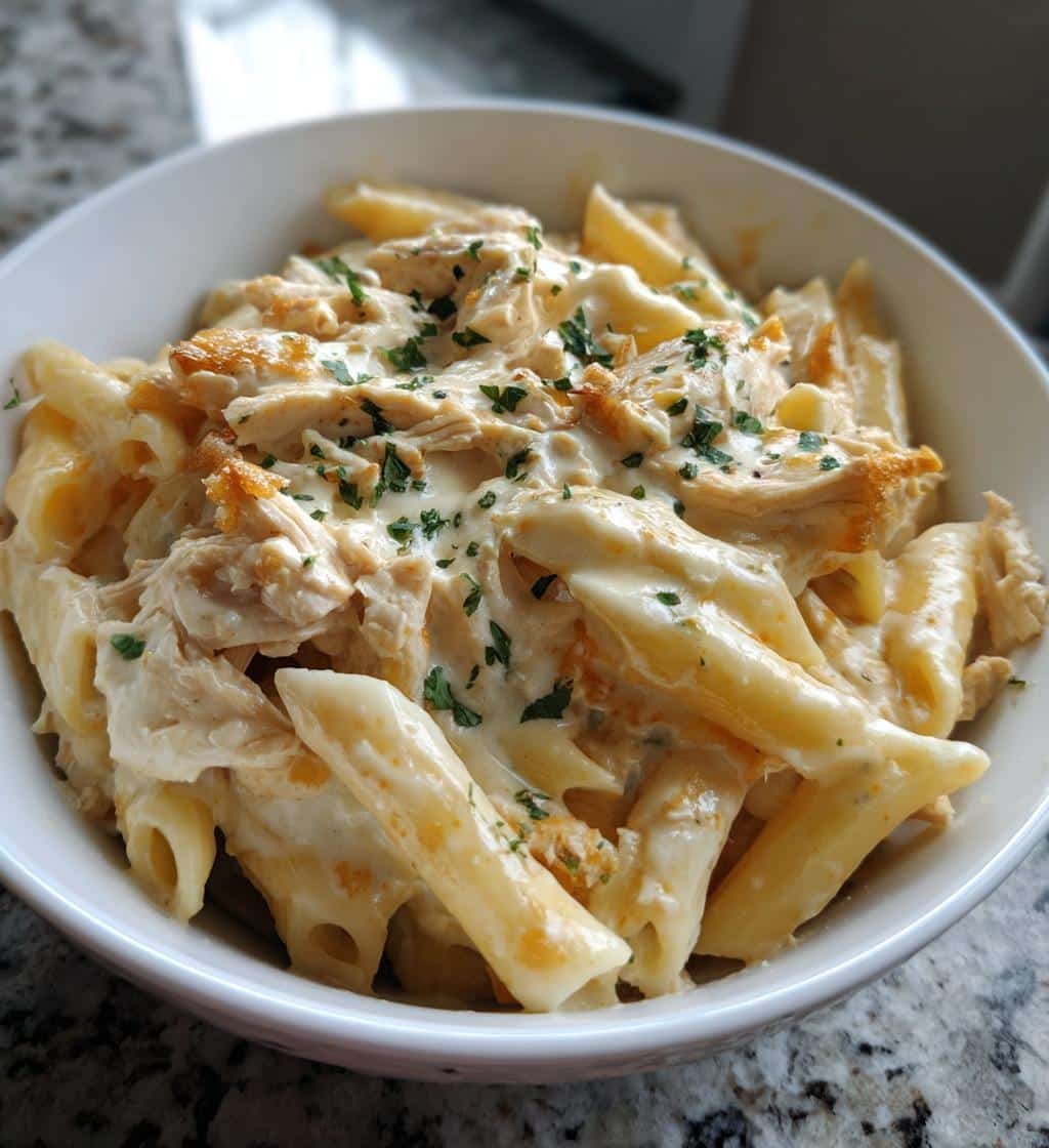 crockpot creamy chicken pasta