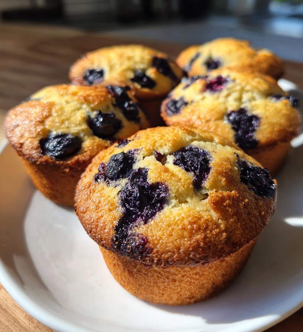 Healthy Air Fryer Blueberry Muffins - detail 1
