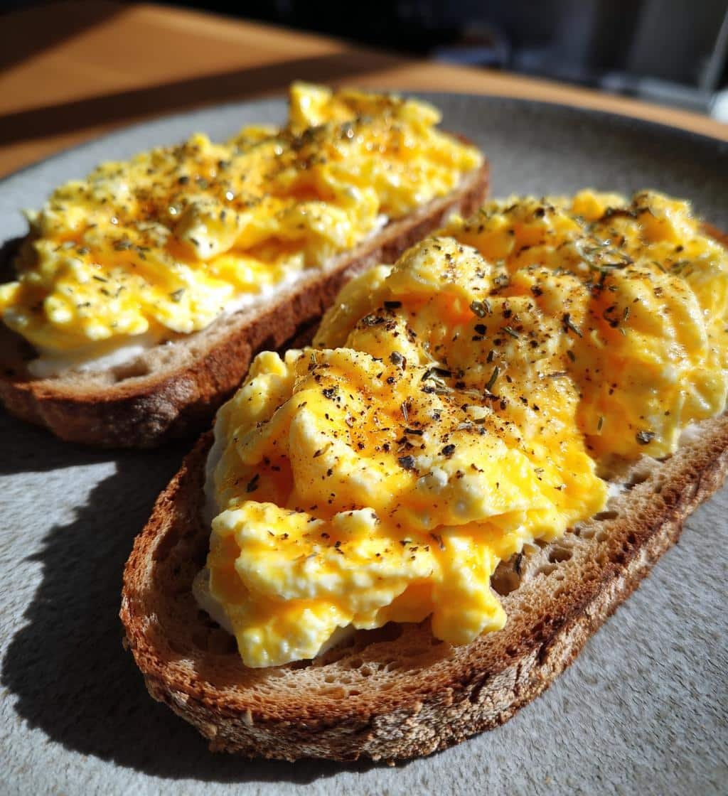 Healthy Air Fryer Egg & Cheese Breakfast Toast - detail 1