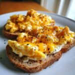 Healthy Air Fryer Egg & Cheese Breakfast Toast