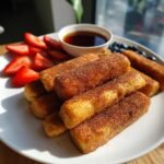 Healthy Air Fryer French Toast Sticks