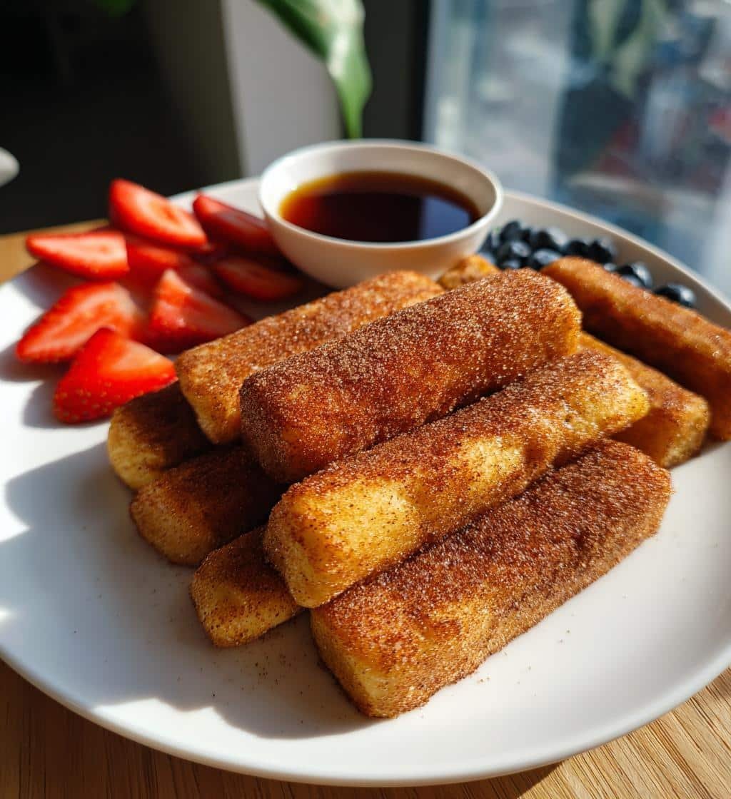 Healthy Air Fryer French Toast Sticks