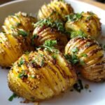 Healthy Air Fryer Hasselback Potatoes