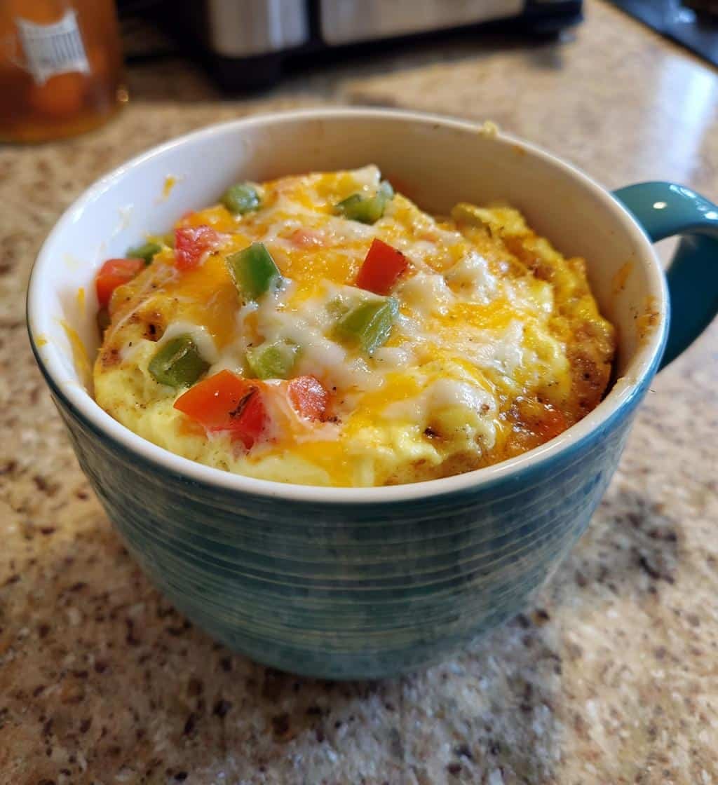 Healthy Air Fryer Omelette in a Mug - detail 1