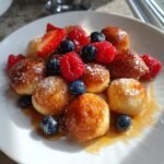 Healthy Air Fryer Pancake Bites (Mini Pancakes)