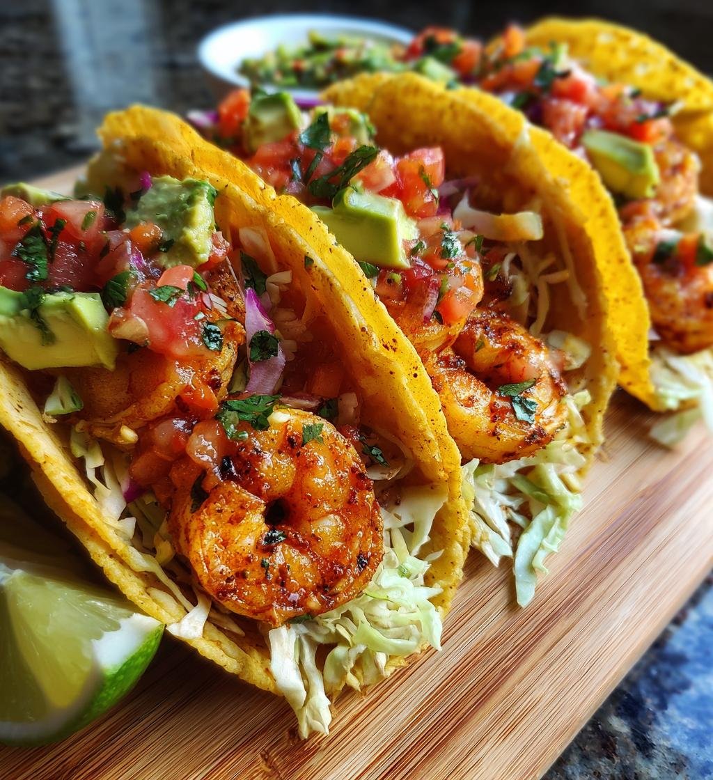 Healthy Air Fryer Shrimp Tacos
