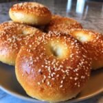 Healthy Air Fryer Viral 2-Ingredient Greek Yogurt Bagels