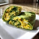 Healthy Avocado Egg Flourless Wrap