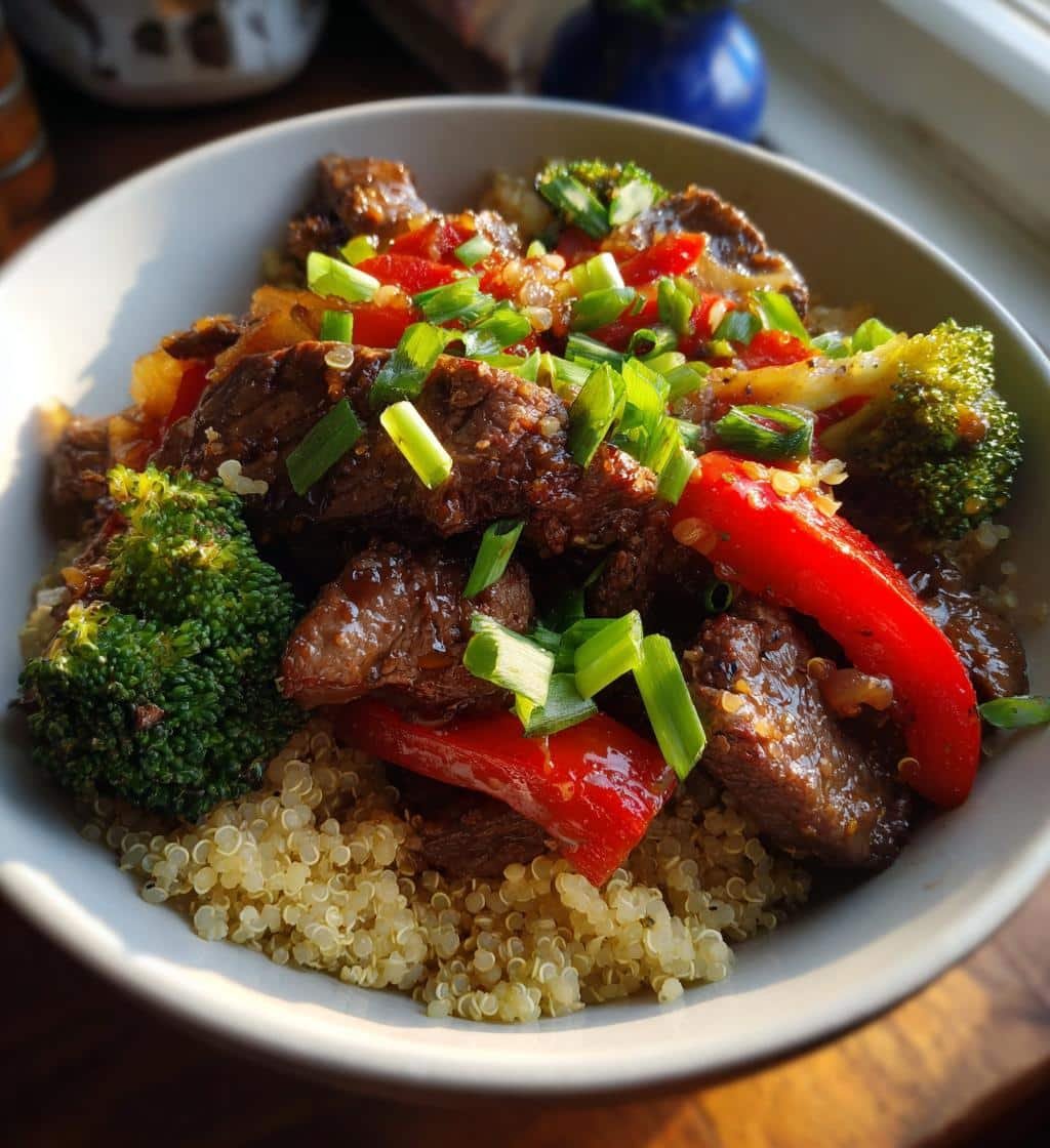 Healthy Beef Tapa Quinoa Bowl