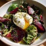 Healthy Burrata Salad with Beets & Basil Oil