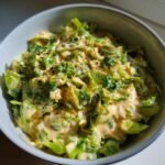 Healthy Cabbage Alfredo Meal prep