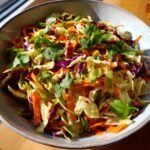 Healthy Cabbage Slaw for Tacos/Bowls for meal prep