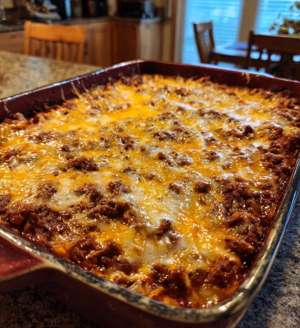 Healthy Cheesy Cabbage & Ground Beef Casserole Meal prep - detail 1