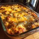 Healthy Cheesy Cabbage & Ground Beef Casserole Meal prep