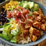 Healthy Chicken Burrito Protein Bowl (Chipotle-Inspired)