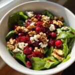 Healthy Cranberry Walnut Feta Salad