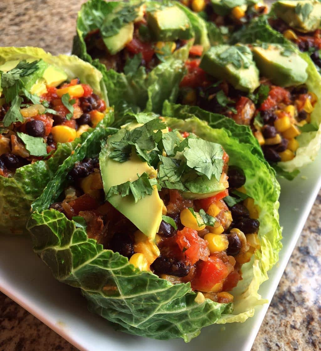 Healthy Crispy Cabbage Taco Wraps
