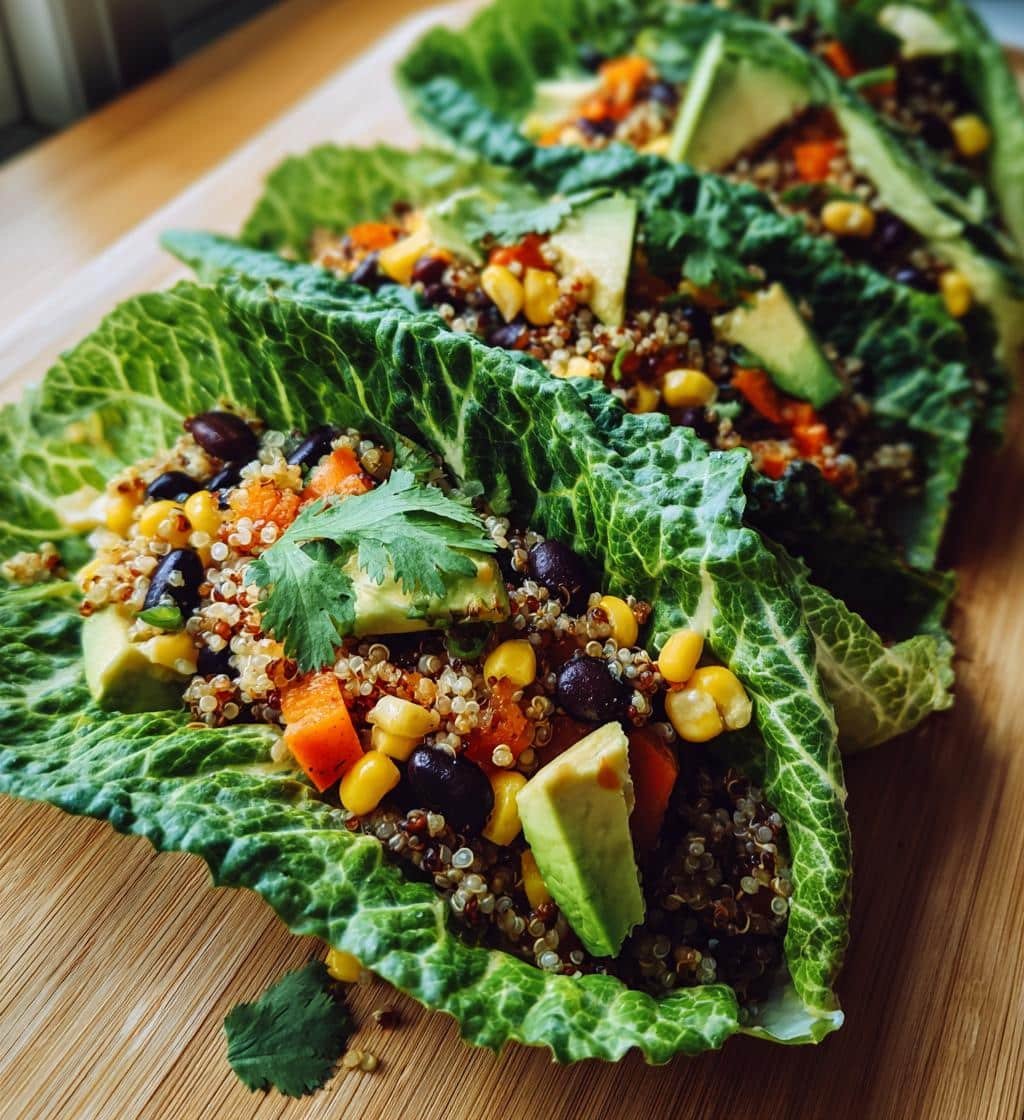 Healthy Crispy Cabbage Taco Wraps