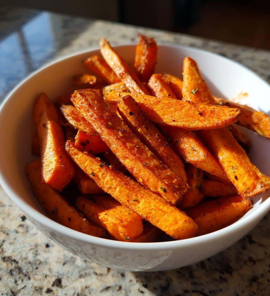 Healthy Easy Air Fryer Sweet Potato Fries (Healthier) - detail 1