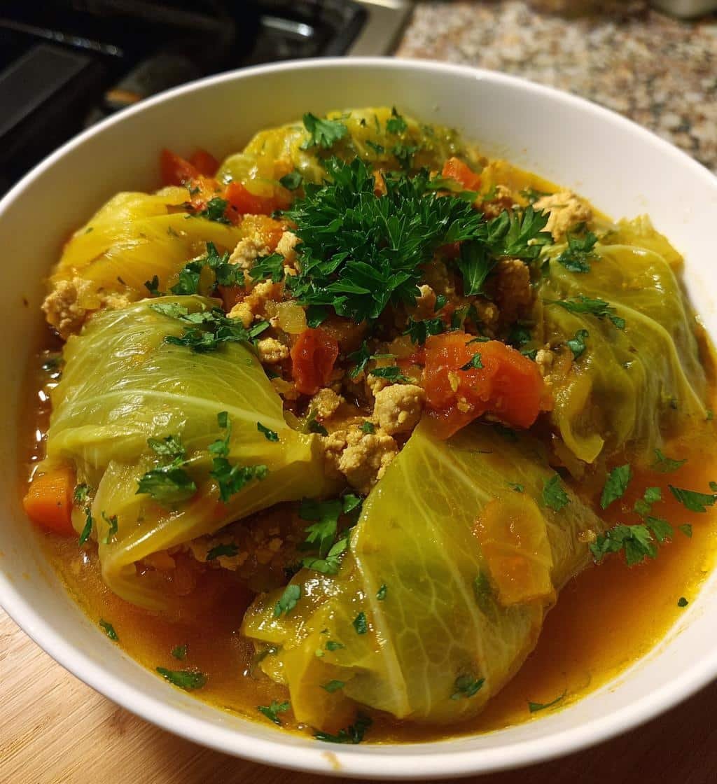 Healthy Golumpki Soup (Polish Stuffed Cabbage Soup)