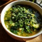 Healthy Green Goddess Detox Soup with Zucchini & Kale