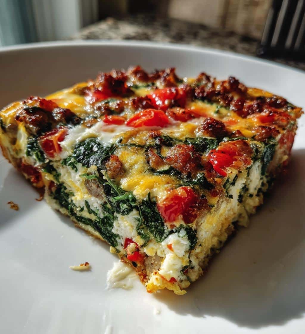 Healthy High-Protein Breakfast Casserole
