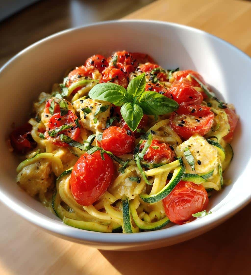 Healthy Keto Feta Pasta (Low-Carb Version) - detail 1