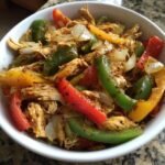 Healthy Low-Carb Crockpot Chicken Fajita Bowl